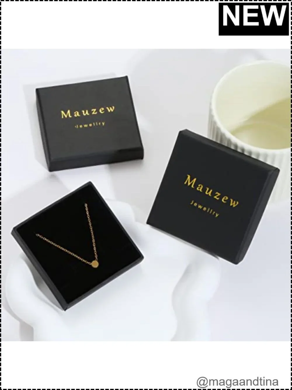 Dainty 18K Gold Plated Chain Necklace for Women - Cable Chain, 16 inch
